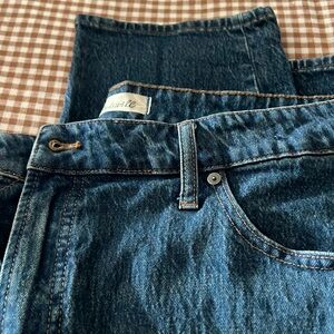 Madewell “The Perfect Vintage Jean” 20W dark blue wash